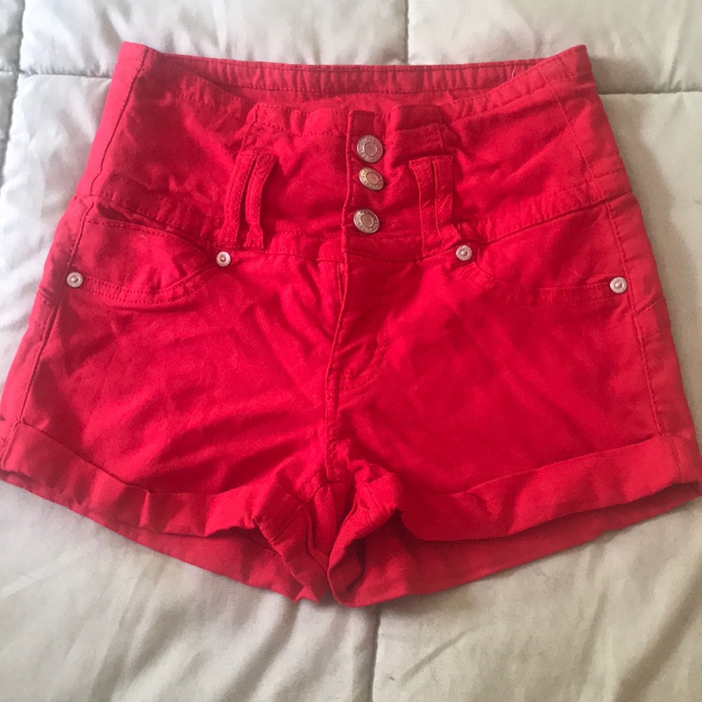 High waisted shorts